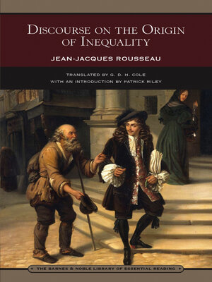 cover image of Discourse on the Origin of Inequality (Barnes & Noble Library of Essential Reading)